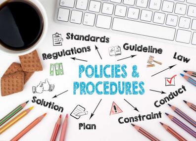 Policies and procedures conceptual image