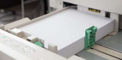 Printer paper tray 