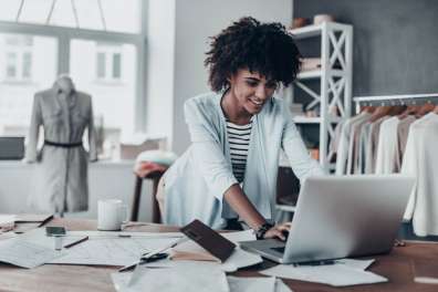 woman keeping up with security mistakes