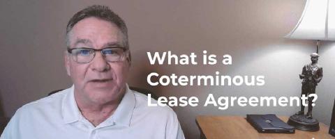 what is a coterminus lease agreement